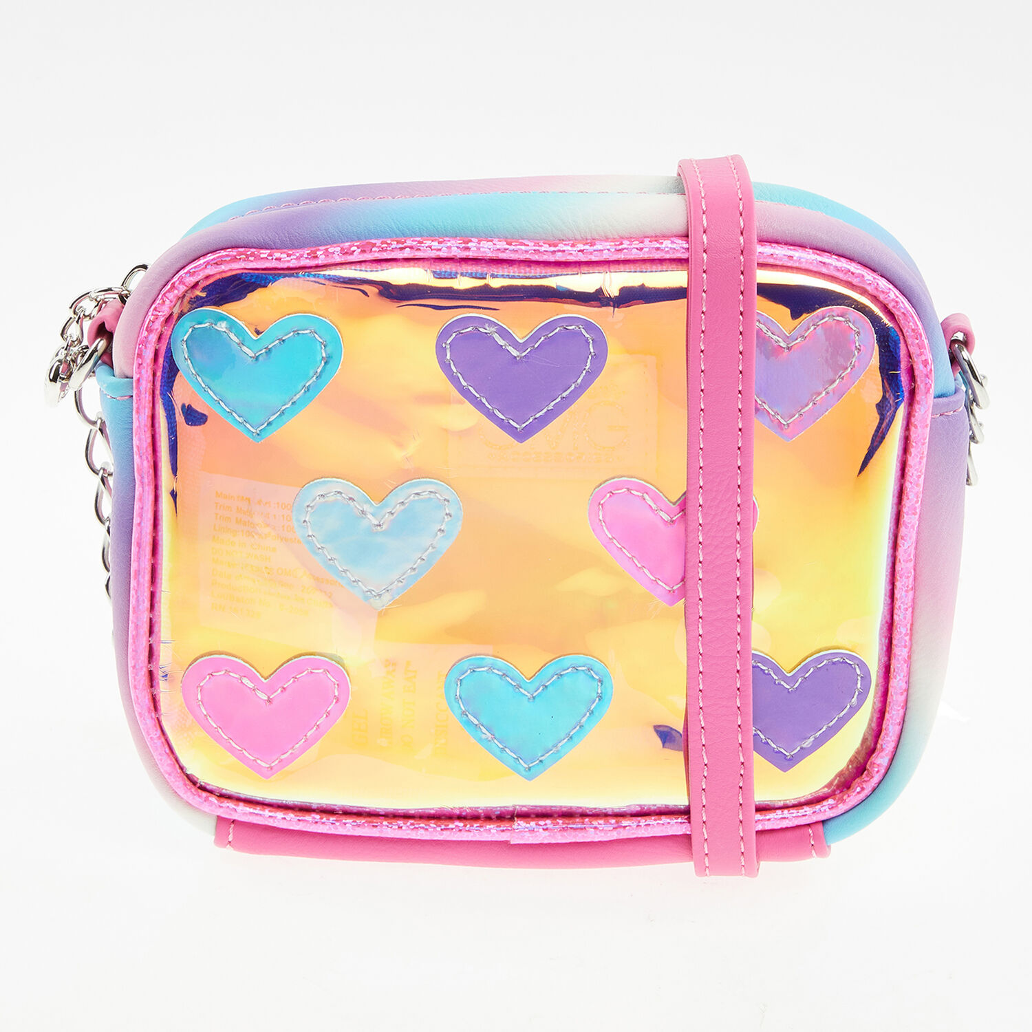 цена Разноцветная сумка через плечо с сердечками Miss Gwen's OMG Accessories