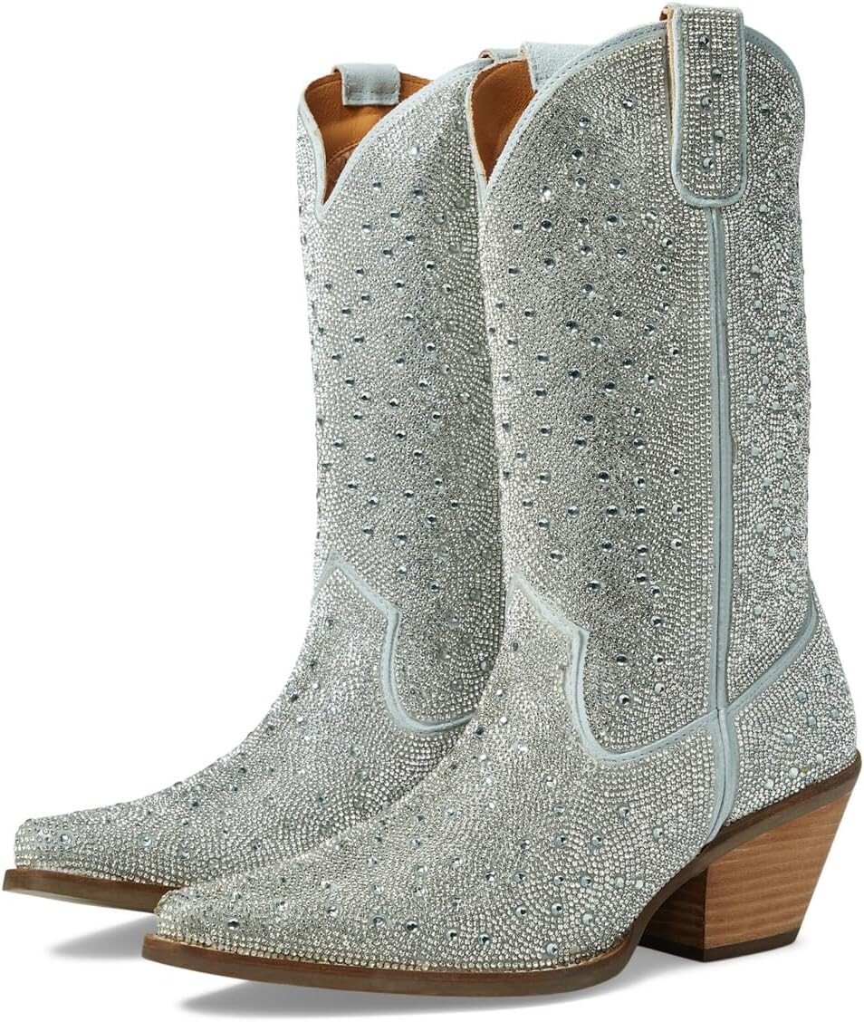 Ковбойские сапоги Silver Dollar Leather Boot Dingo, цвет Silver