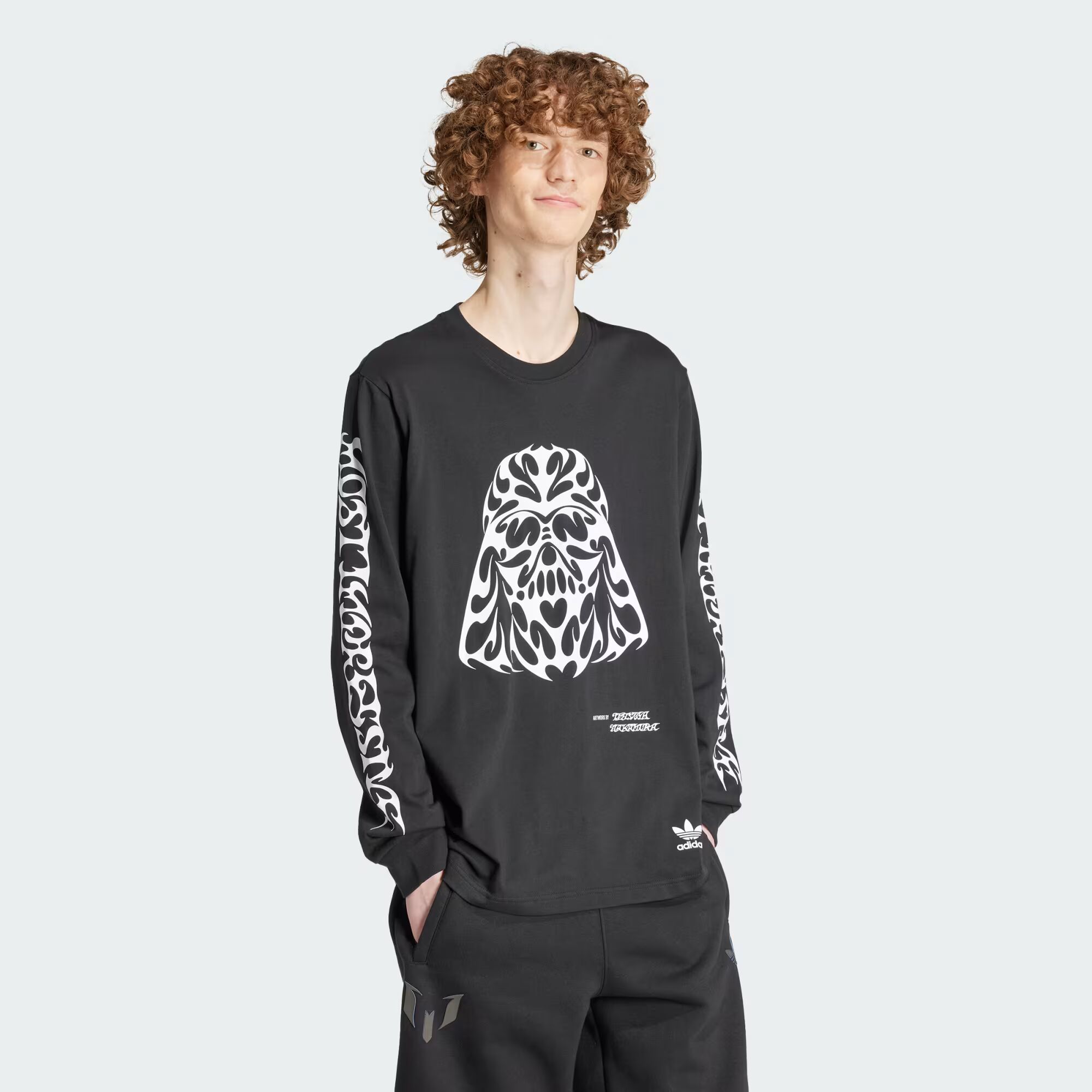 

Футболка с длинными рукавами Star Wars x Nanzuka Adidas, цвет Black