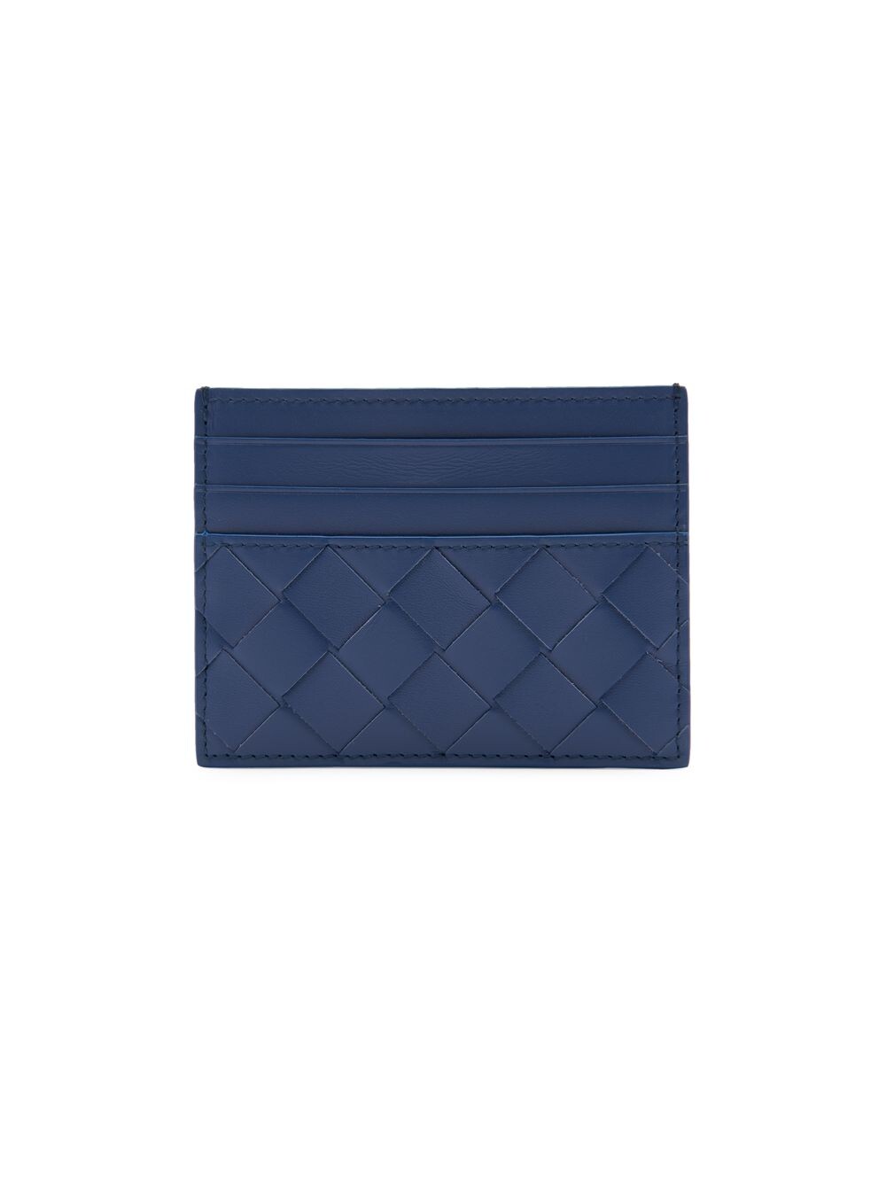 

Кожаный визитница Intrecciato Bottega Veneta, серебряный