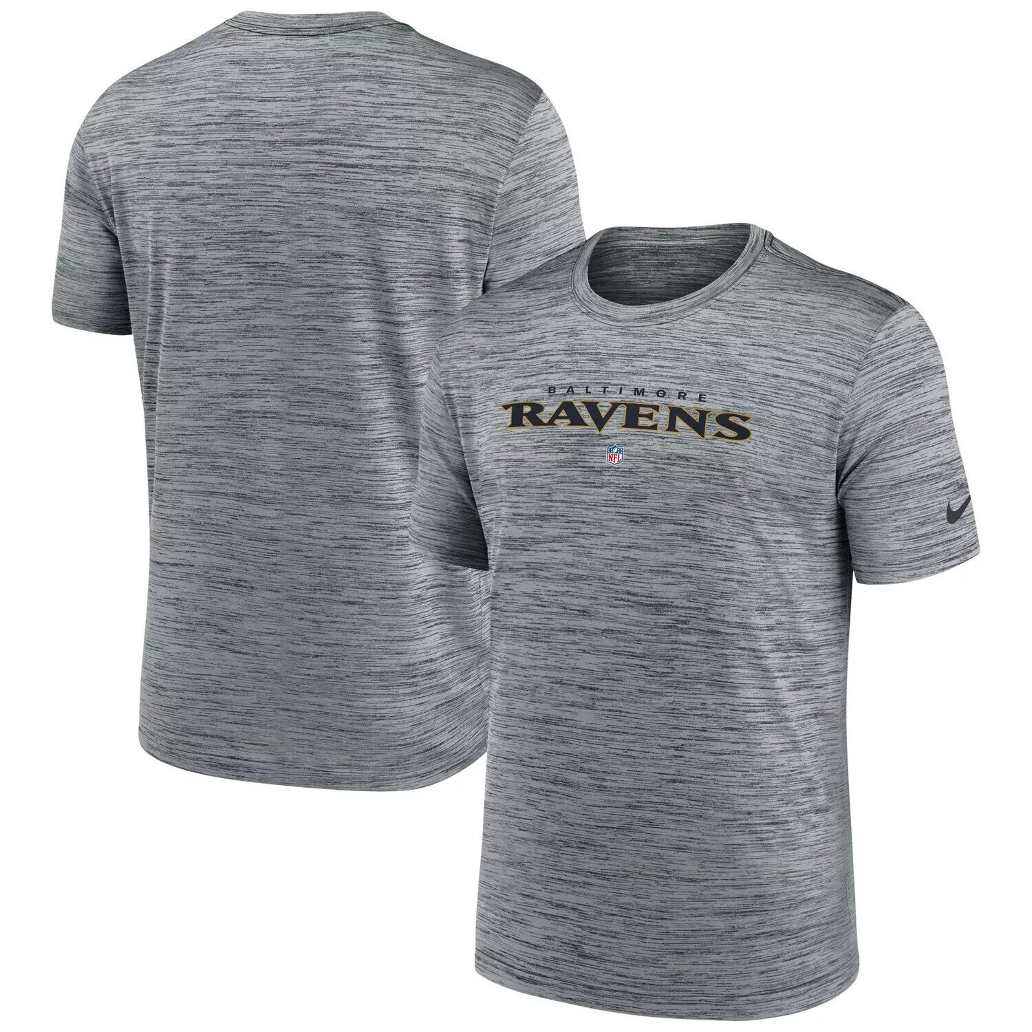

Мужская серая футболка Baltimore Ravens Velocity Performance Nike, Серый