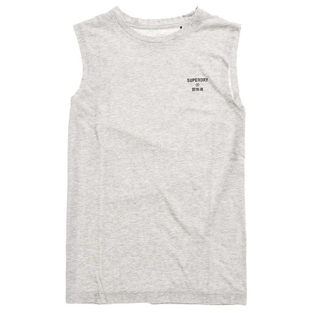 

Футболка без рукавов Superdry Core Sport, серый