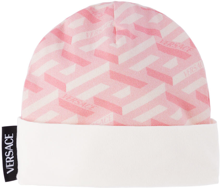 

Шапка-бини Baby Pink La Greca Versace