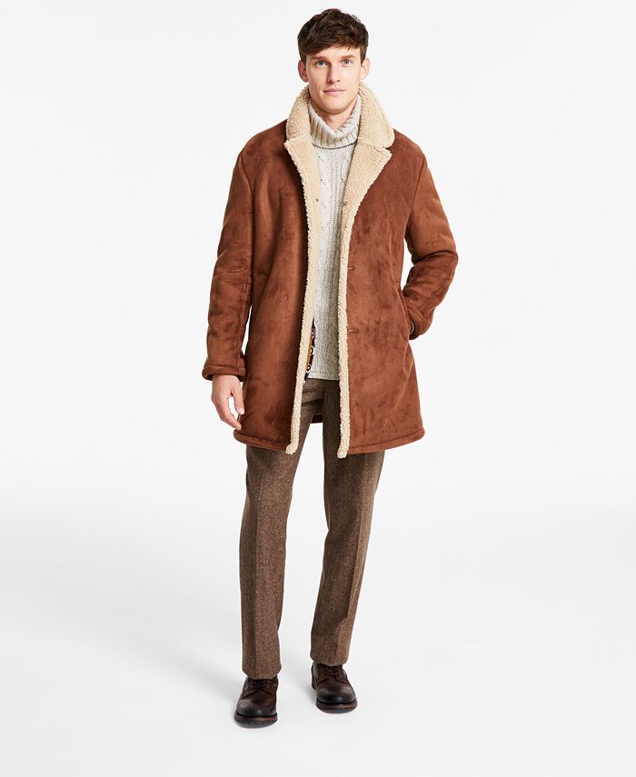 Мужские пальто классического кроя из овчины Ben Sherman, коричневый ben sherman шорты и бермуды