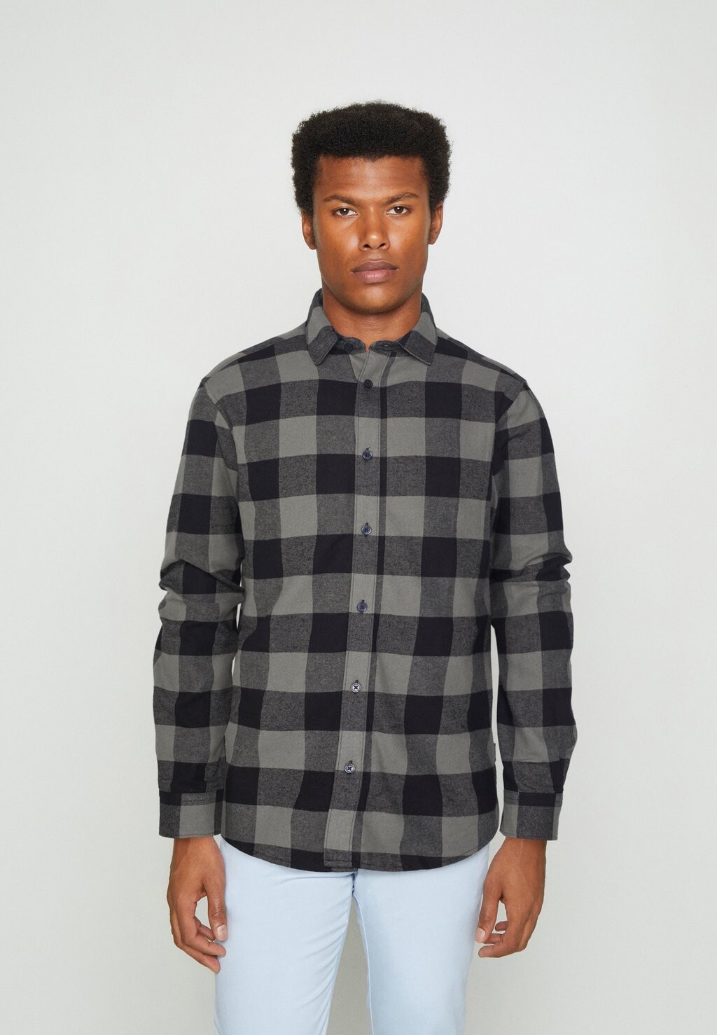 

Рубашка Gudmund Ls Checked Noos Only & Sons, цвет castor gray