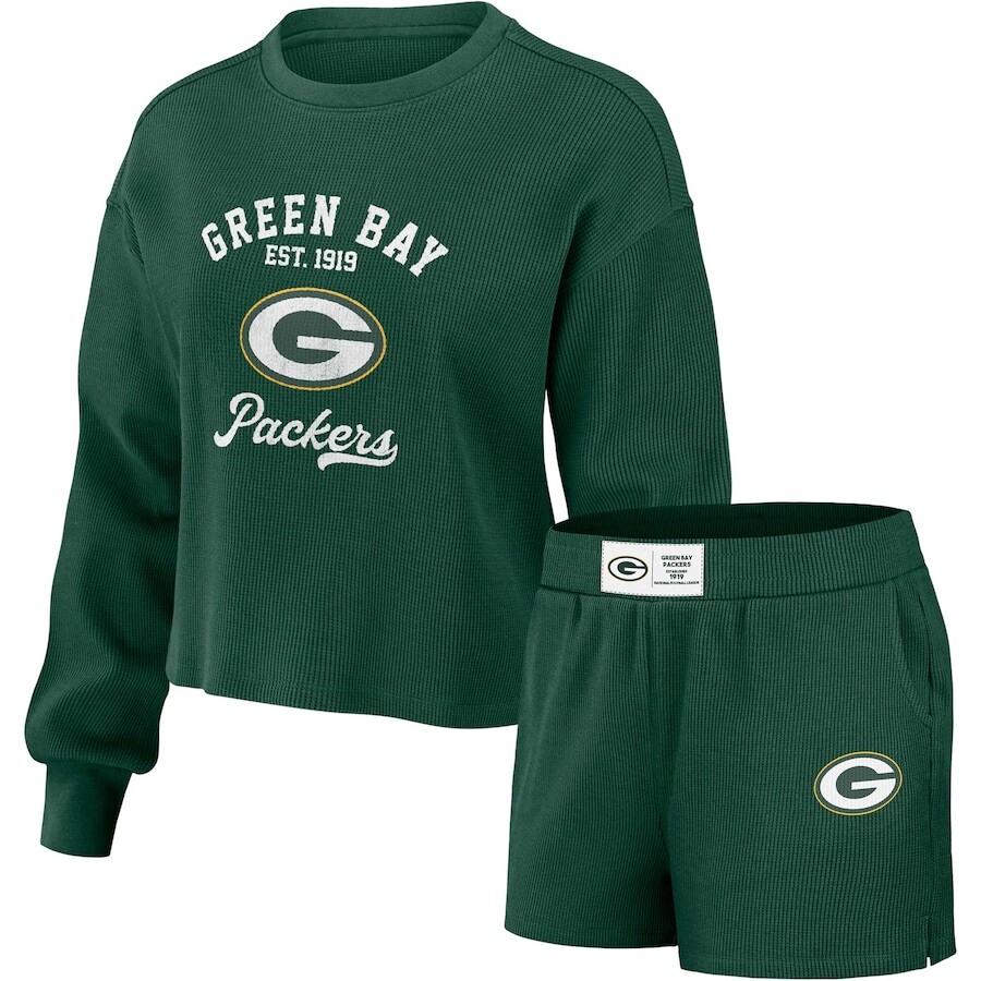 

Пижамный комплект WEAR by Erin Andrews Green Bay Packers, зеленый