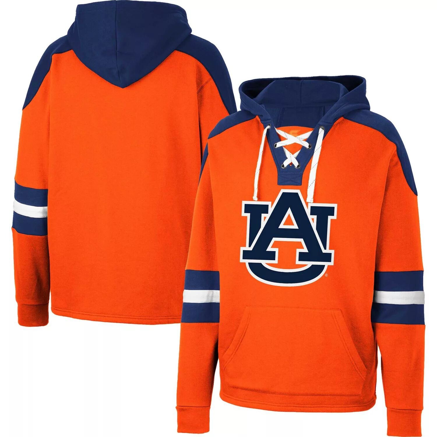 

Мужской оранжевый пуловер с капюшоном Auburn Tigers на шнуровке 4.0 Colosseum