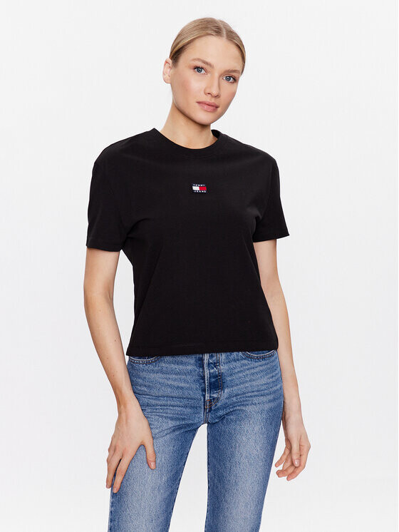 

Футболка стандартного кроя Tommy Jeans, черный