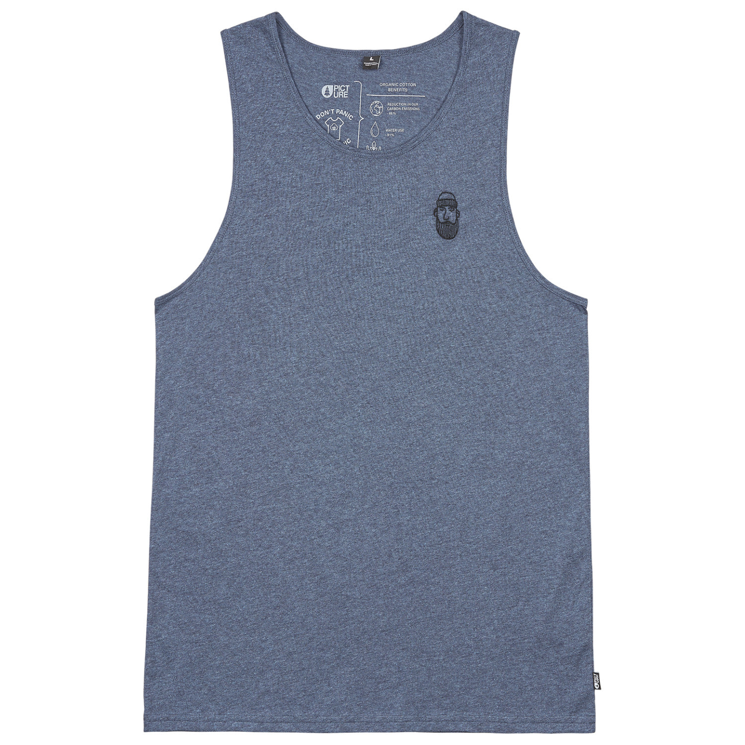 

Майка Picture Adak Tank, цвет Dark Blue Melange
