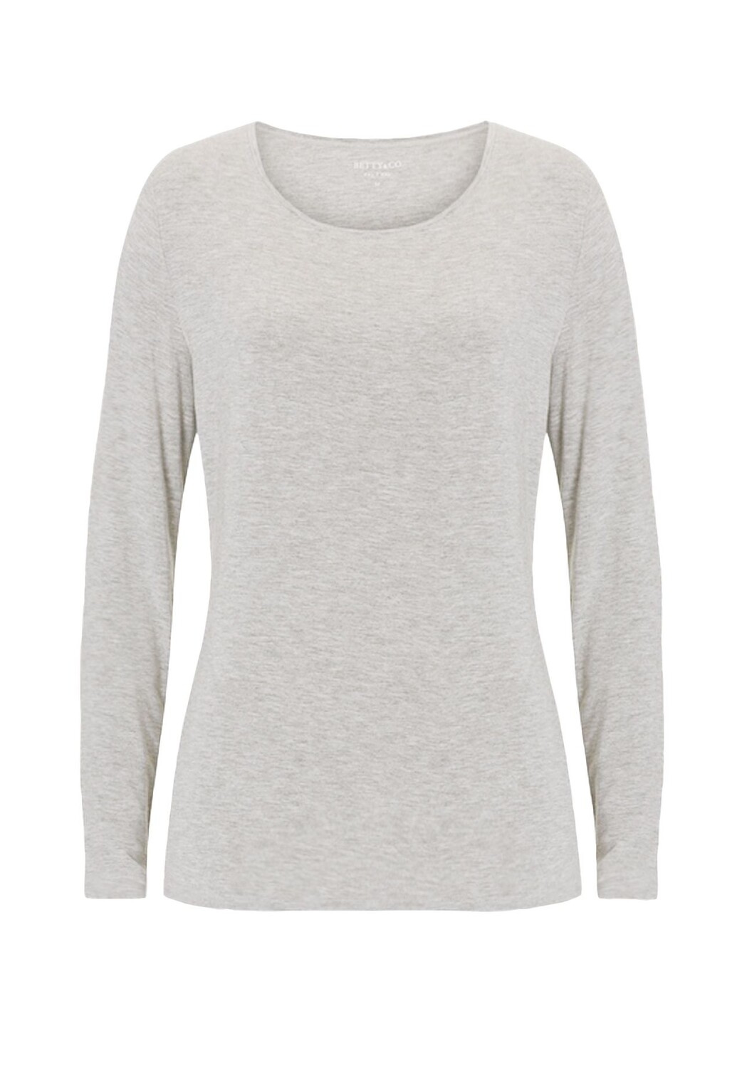 

Базовая рубашка однотонных цветов BETTY & CO, цвет Light Silver Melange