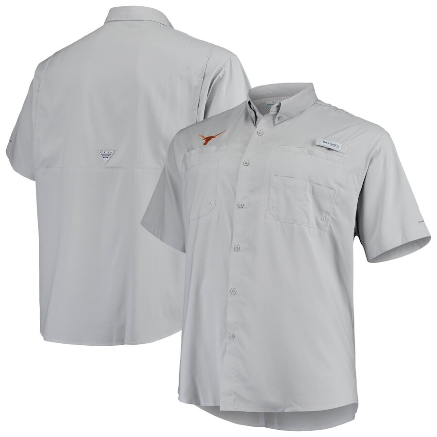

Рубашка Columbia Texas Longhorns, серый