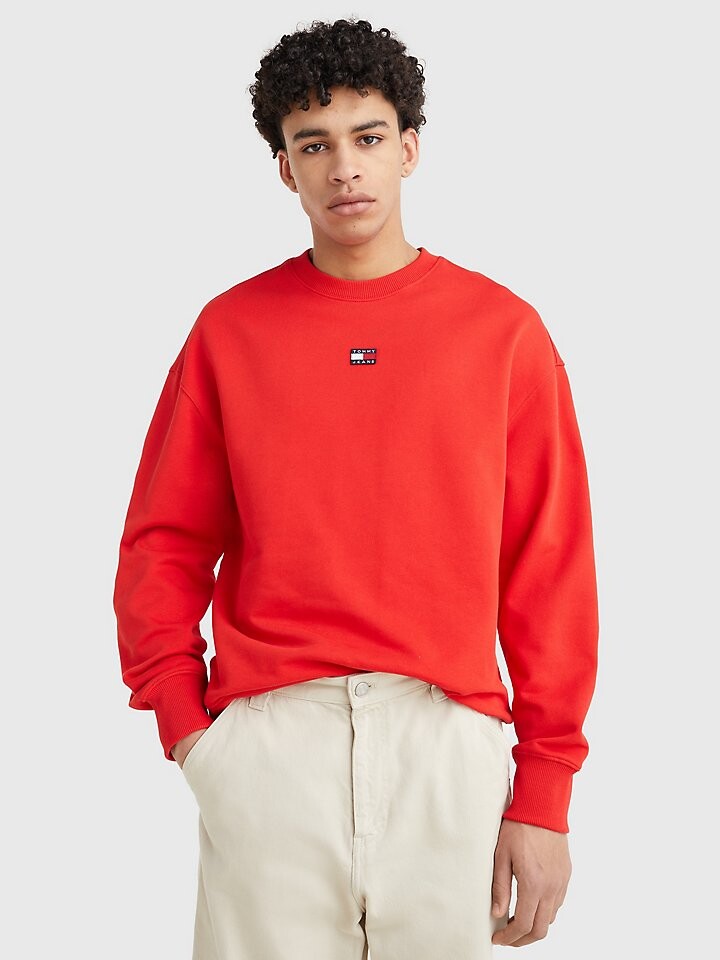 

Толстовка с круглым вырезом со значком Tommy Jeans