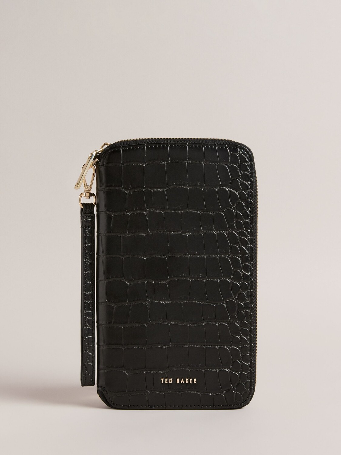 

Дорожный кошелек Stinell с эффектом крокодила Ted Baker, черный