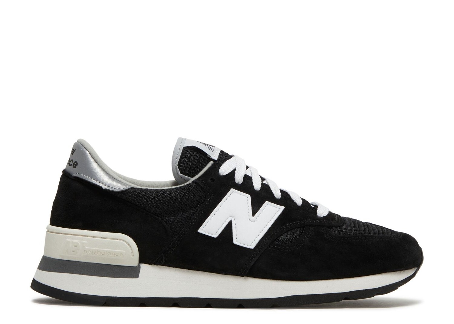 

Кроссовки New Balance 990V1 Made In Usa 'Black White', черный