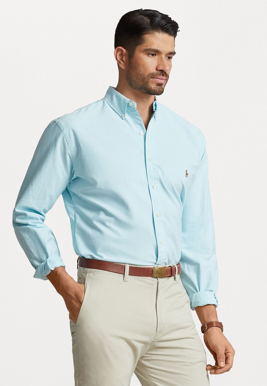 

Рубашка Polo Ralph Lauren Big & Tall, светло-синий