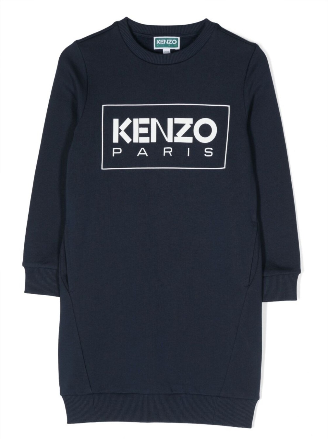

Kenzo Kids платье с логотипом, синий