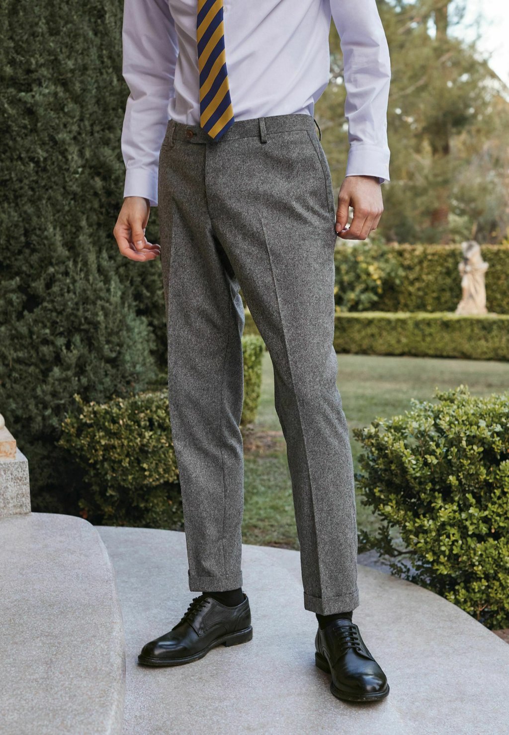 Костюмные брюки DONEGAL SUIT TROUSERS REGULAR FIT Next, серый