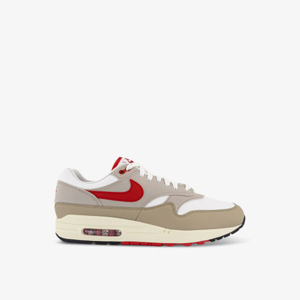 

Кроссовки Air max 1 со вставками из кожи средней высоты Nike, белый