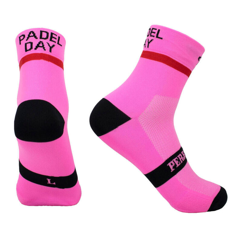 Спортивные носки Padel Crazy Dog унисекс Padel Day Pink Perro Loco, цвет rosa