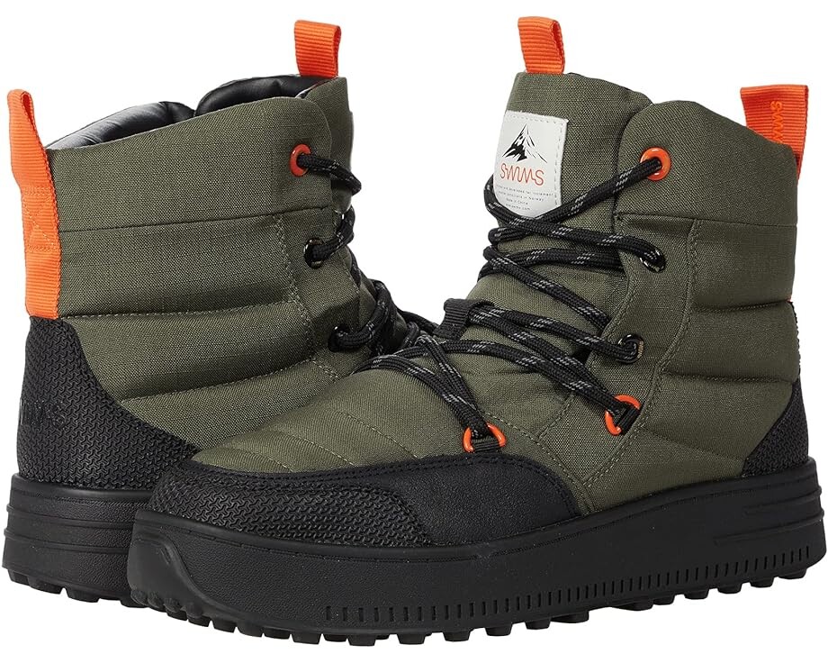 

Ботинки SWIMS Snow Runner, цвет Olive/Black
