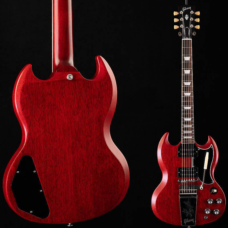 

Электрогитара Gibson SG Standard ‘61 Faded Maestro Vibrola Vintage Cherry 344