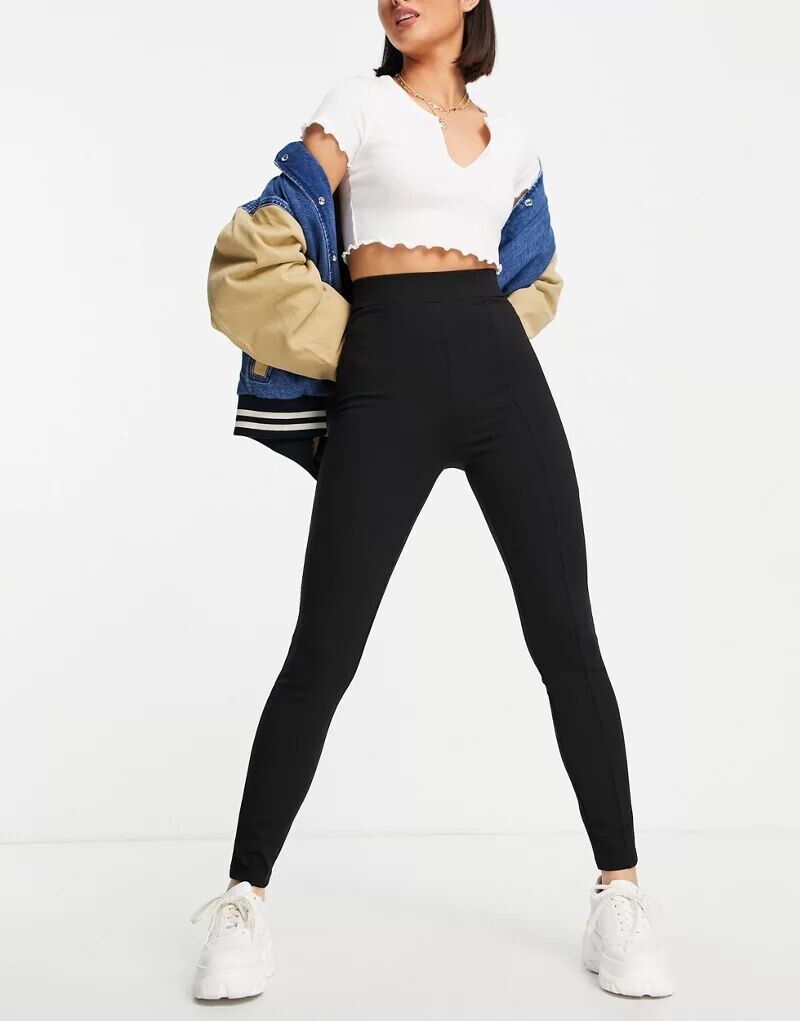 

Черные леггинсы Miss Selfridge Ponte