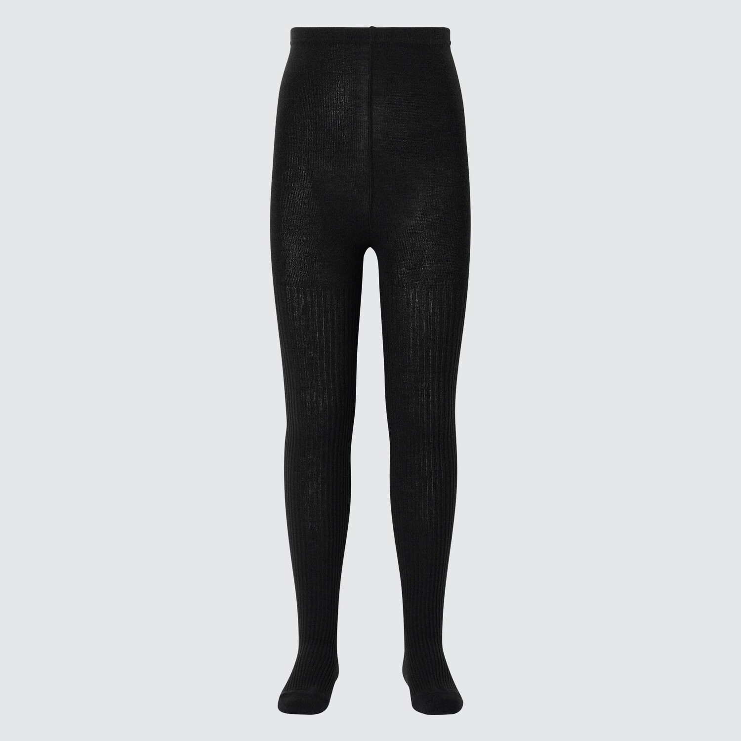 

Трикотажные термоколготки в рубчик HEATTECH для девочек Uniqlo, черный