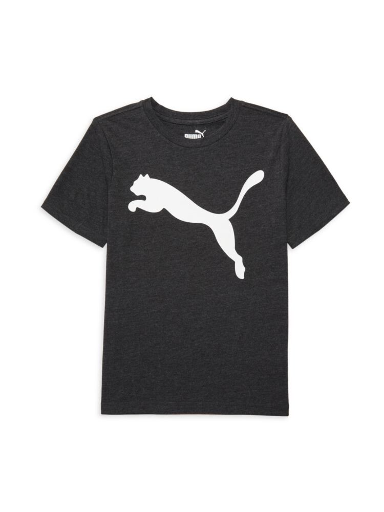 

Футболка с логотипом и графическим рисунком для мальчика Puma, цвет Black Heat