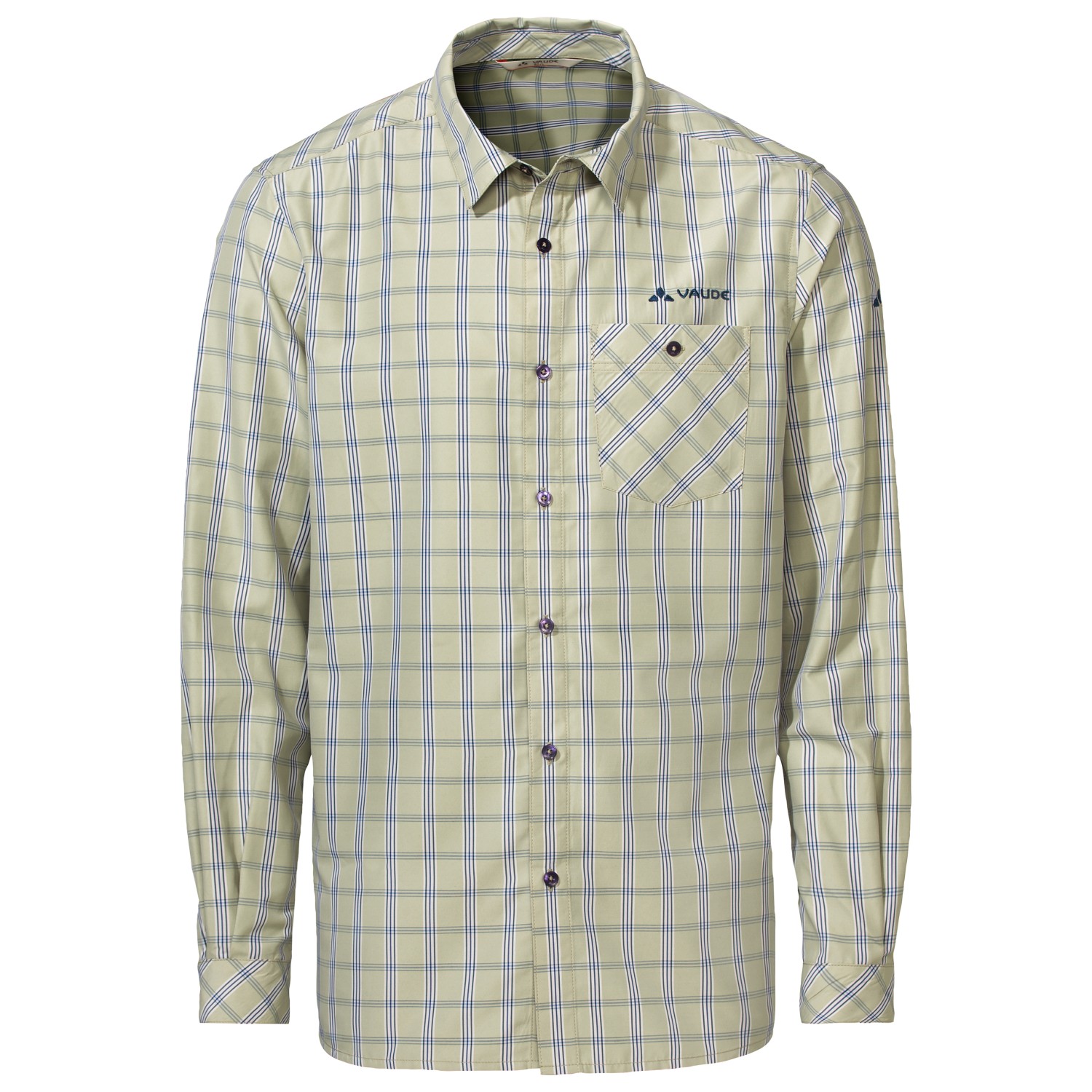 Рубашка Vaude Albsteig L/S Shirt III, цвет Light Olive