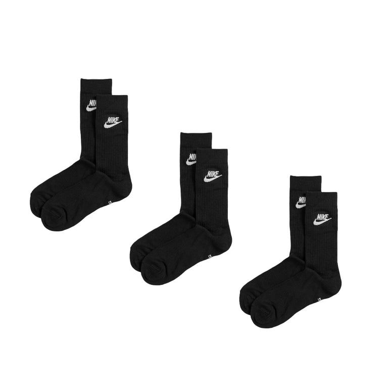 Носки Everyday Essential Crew Socks 3 Pack Nike, черный