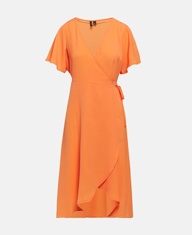 

Платье с запахом Vero Moda, оранжевый
