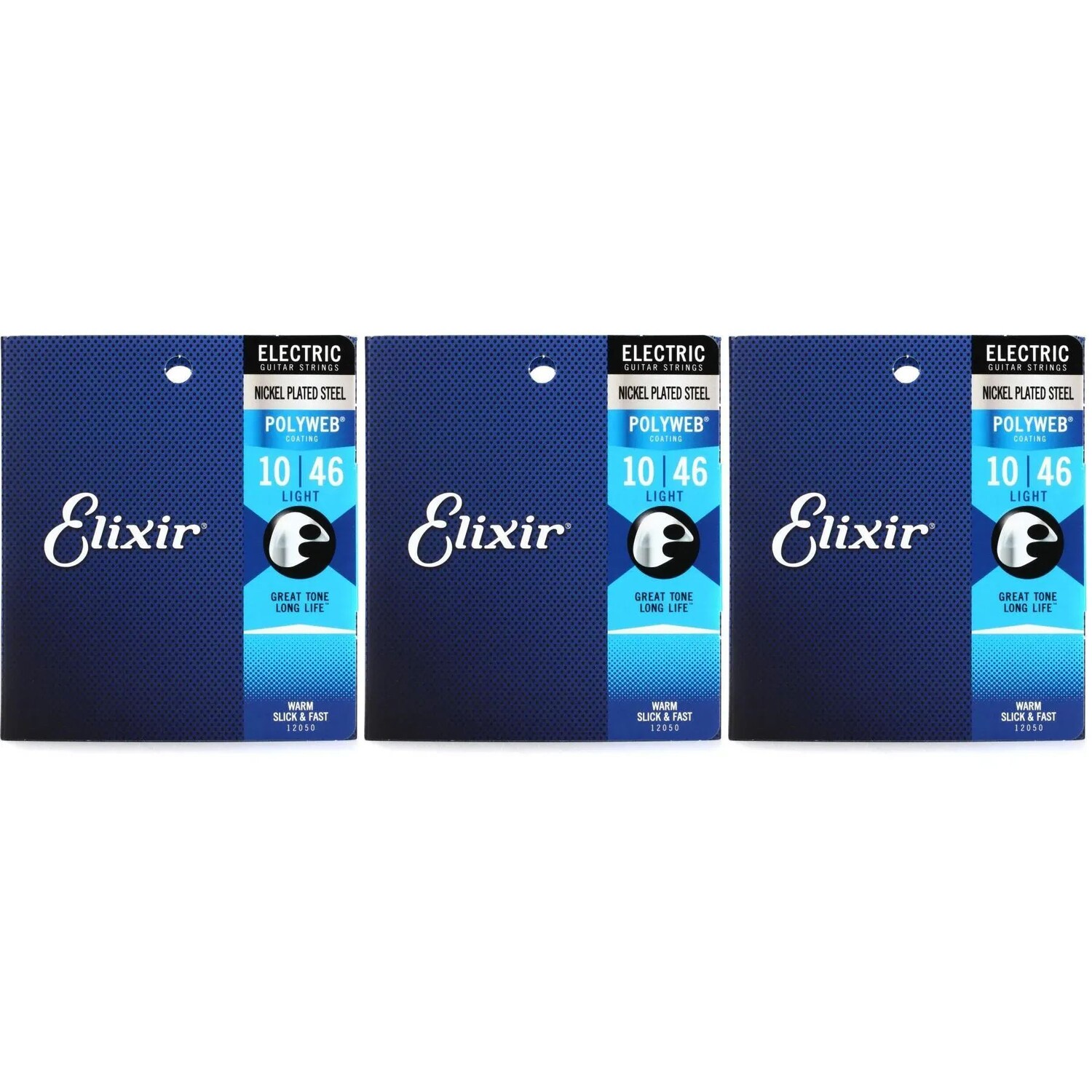 

Elixir Strings 12050 Струны для электрогитары Polyweb — .010-.046 Легкие (3 шт.)