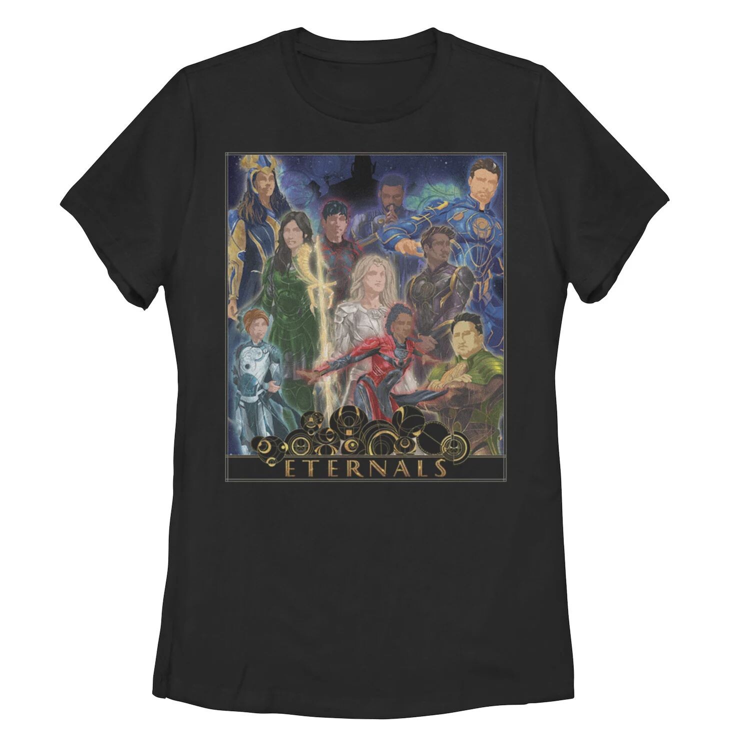 

Футболка с абстрактным плакатом для юниоров Marvel Eternals Team Licensed Character