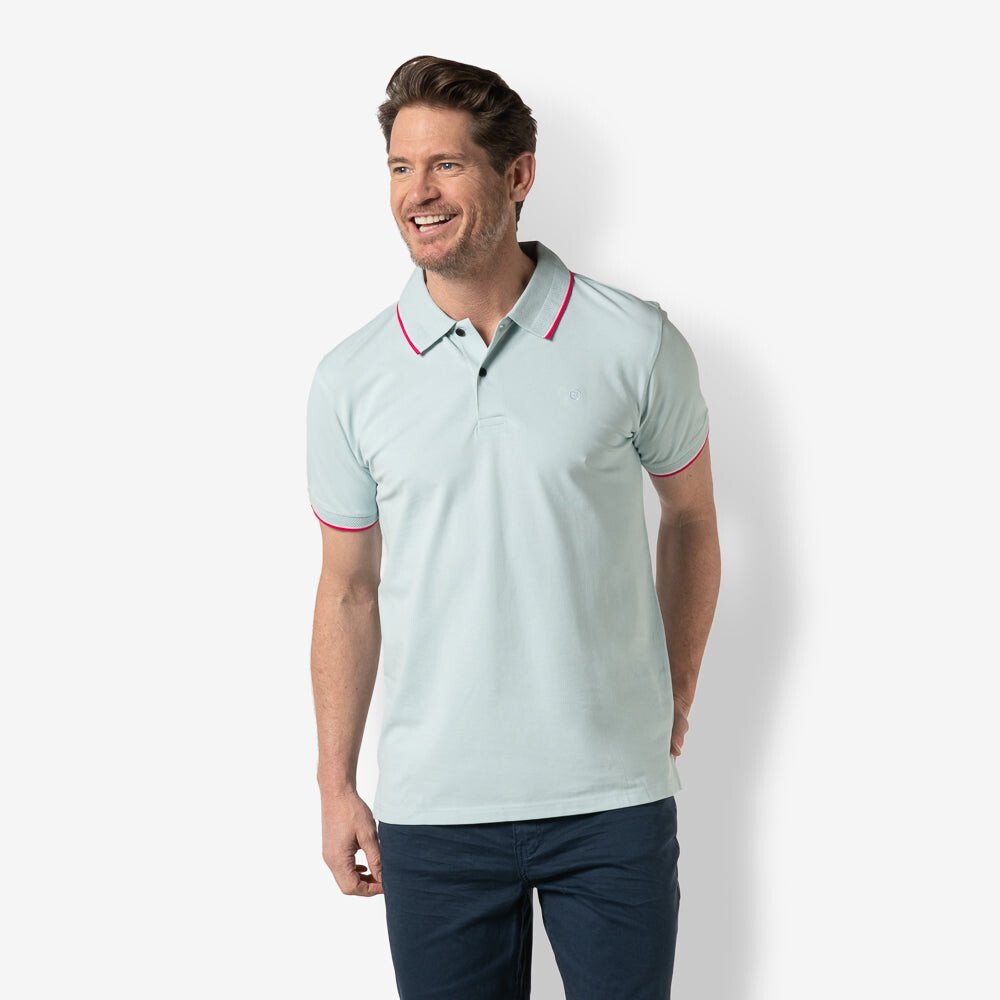 

Поло Twinlife Polo Shirt basic, синий