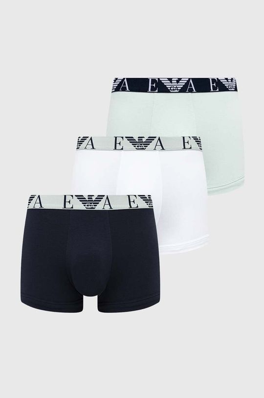 3 упаковки боксеров Emporio Armani Underwear, зеленый
