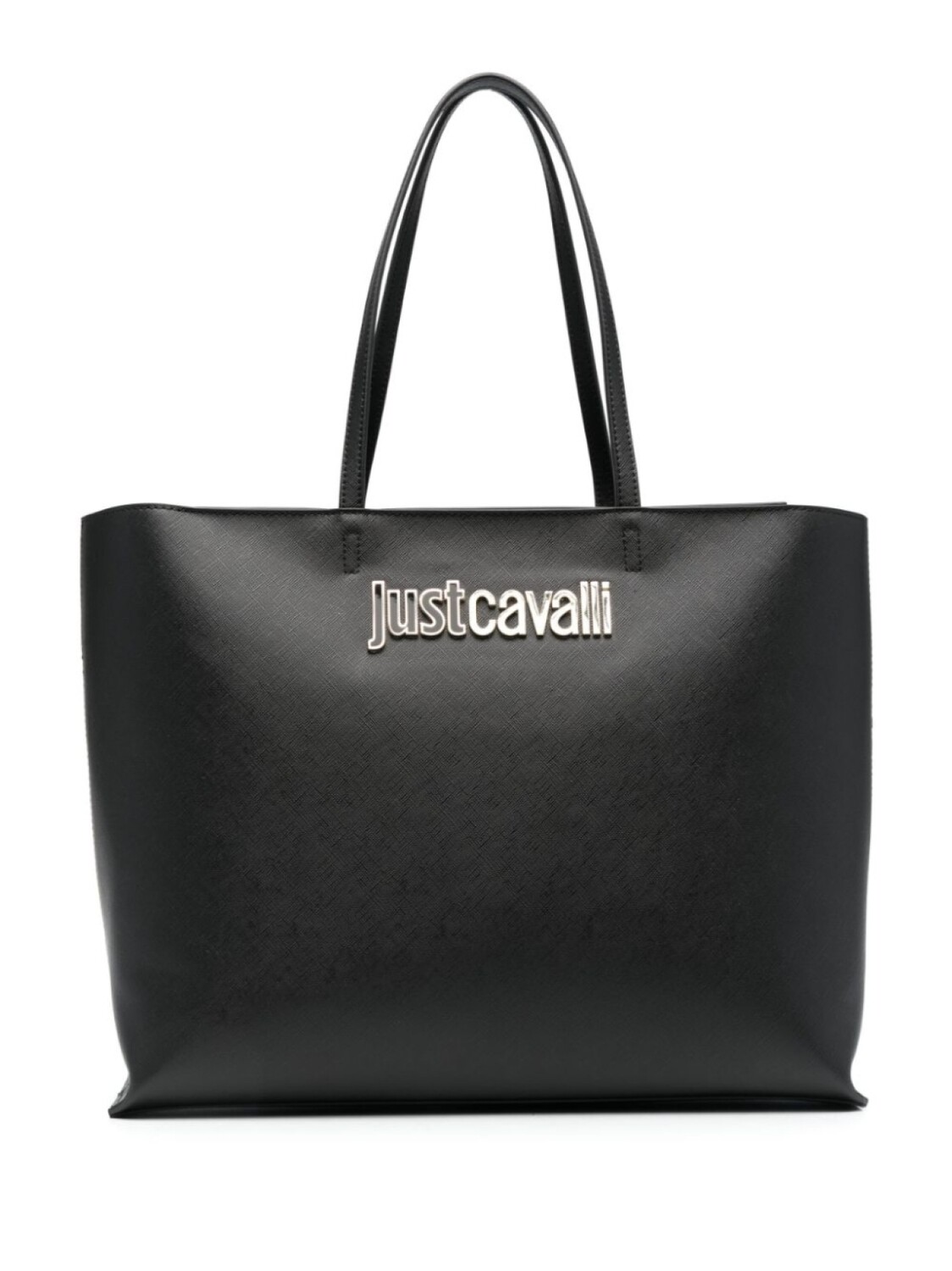 

Сумка-тоут с логотипом Just Cavalli, черный