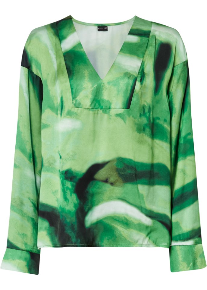 Блузка-туника Bodyflirt, зеленый
