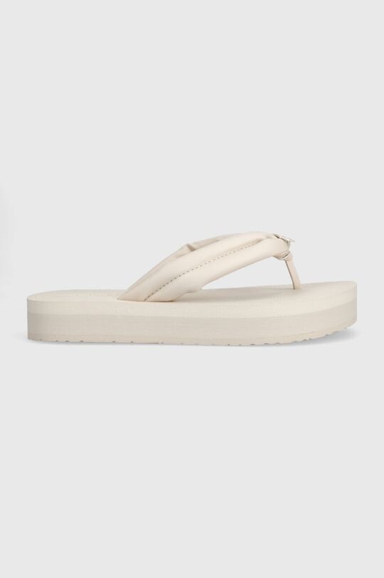 

Шлепанцы FLATFORM FLIP FLOP W/HW Calvin Klein, бежевый