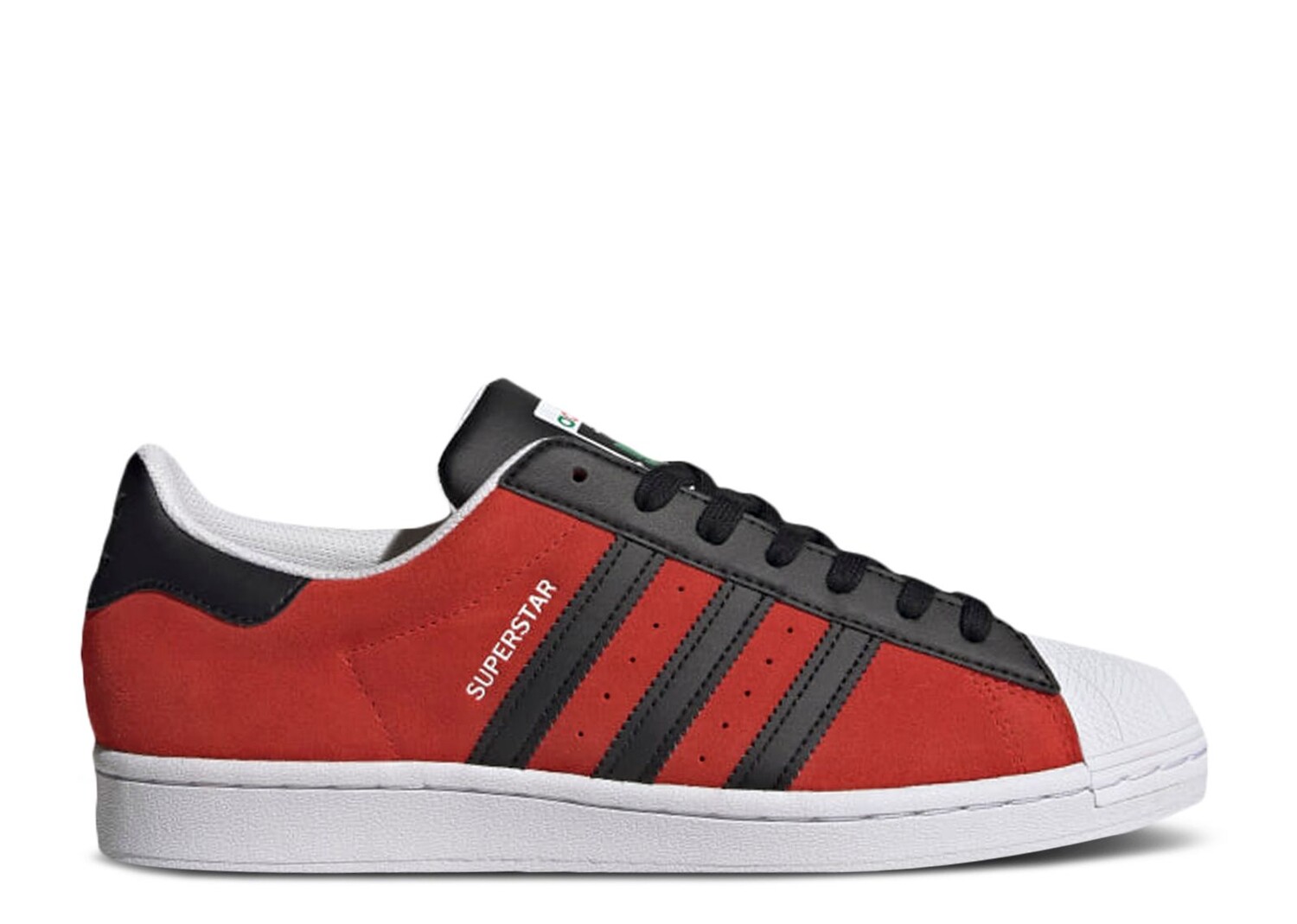 

Кроссовки adidas Superstar 'Red Core Black', красный