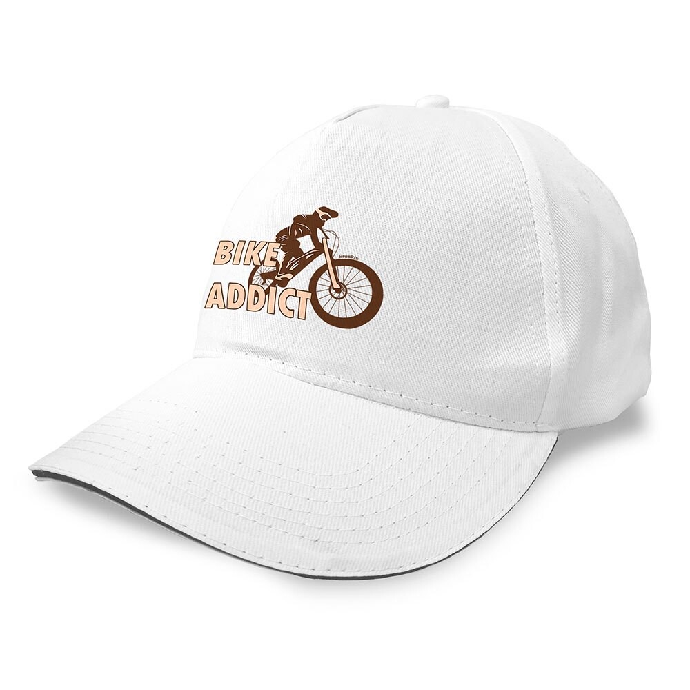 

Бейсболка Kruskis Bike Addict, белый