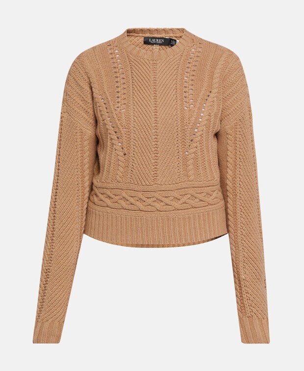 

Шерстяной джемпер Lauren Ralph Lauren, кэмел