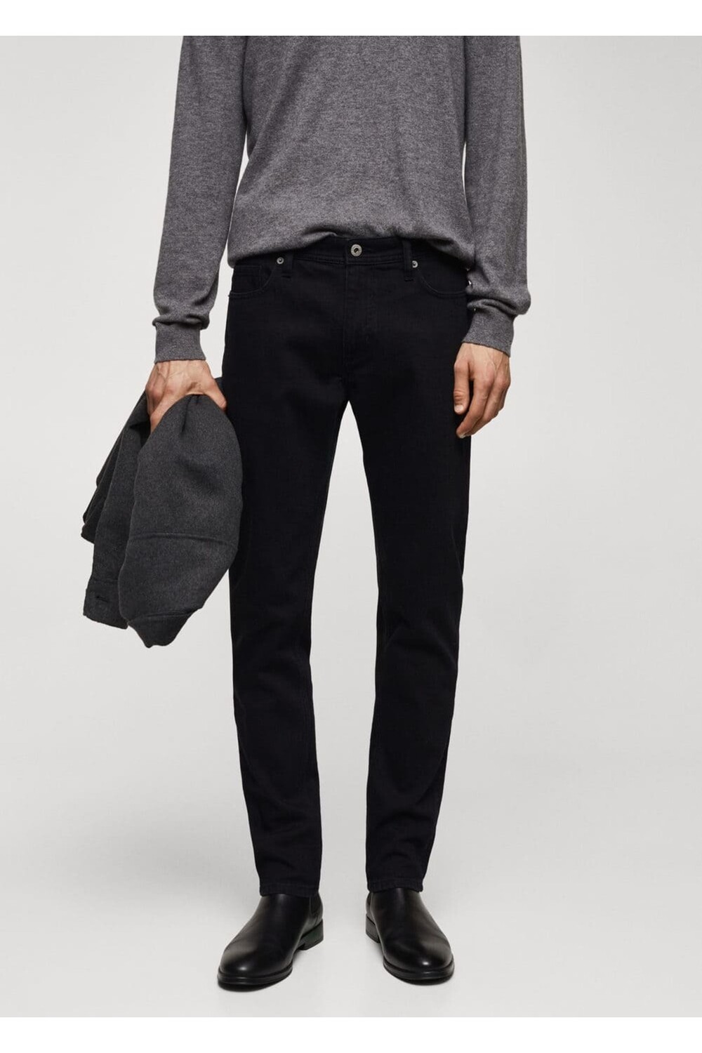 

Джинсы Jan Slim Fit Mango, черный