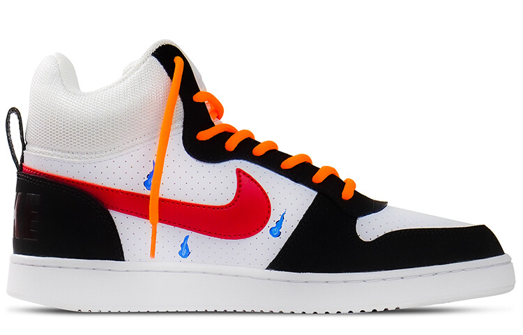 

Кроссовки Nike Court Borough Series Skateboarding Shoes Men Mid-top Blue/Orange/Red, белый