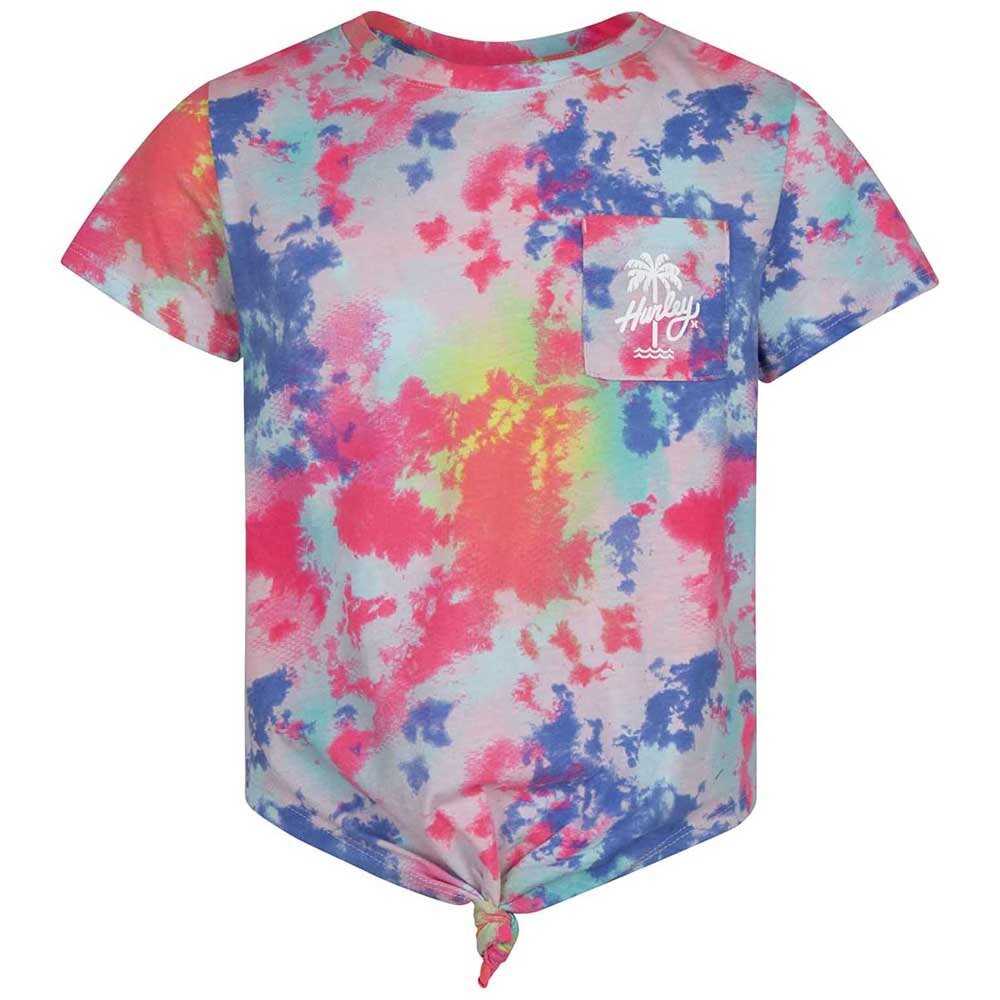 

Футболка Hurley Tie Front Pocket Girl, розовый