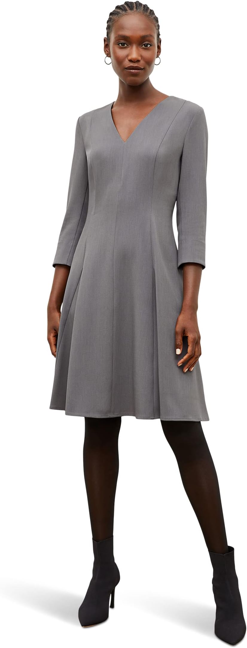 Платье Эрика – переработанный WonderTex M.M.LaFleur, цвет Steel Grey