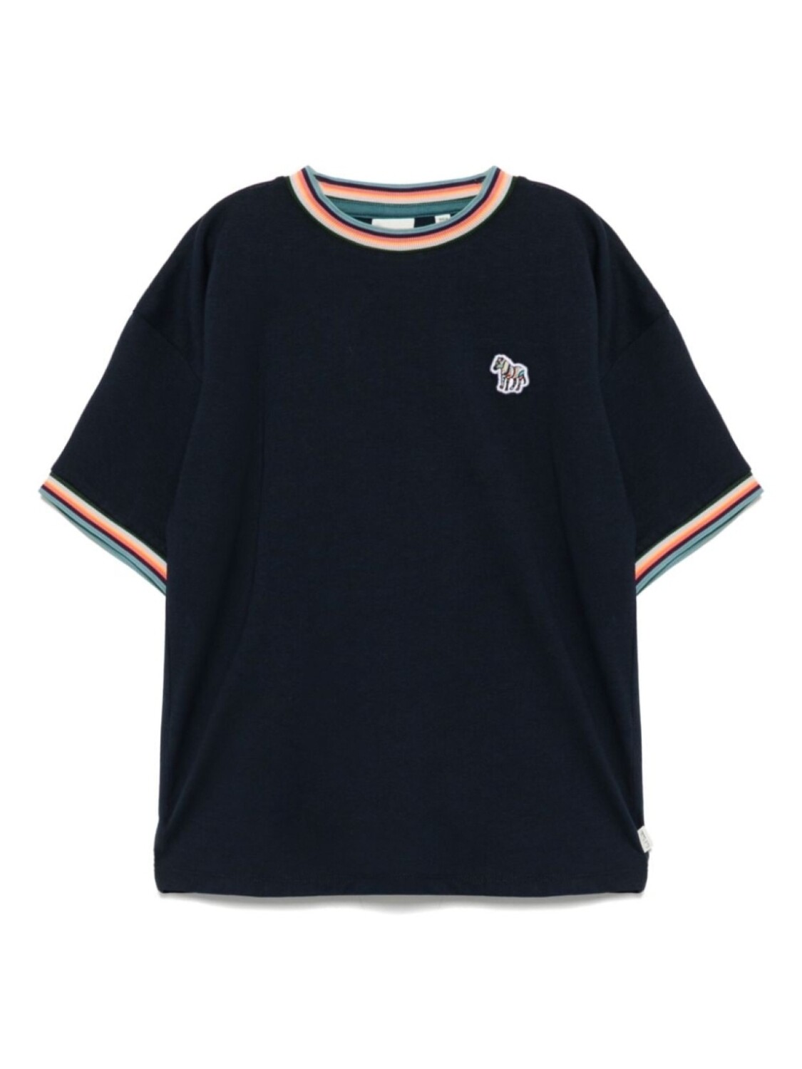 

Футболка с аппликацией логотипа Paul Smith Junior, синий
