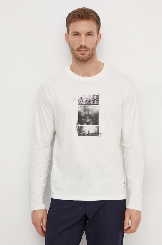 

CHARLIE хлопковый топ с длинными рукавами Pepe Jeans, бежевый