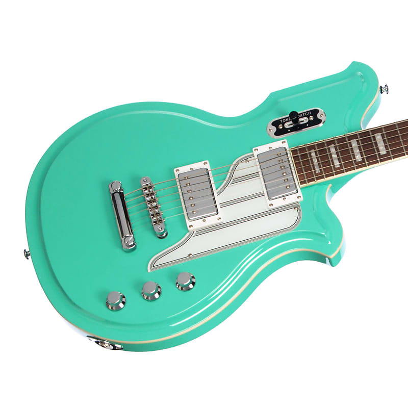 Электрогитара Airline Guitars MAP Baritone - Seafoam Green - 27 Scale Electric Guitar - NEW!