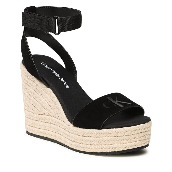 

Эспадрильи Calvin Klein Jeans WedgeSandal Su, черный