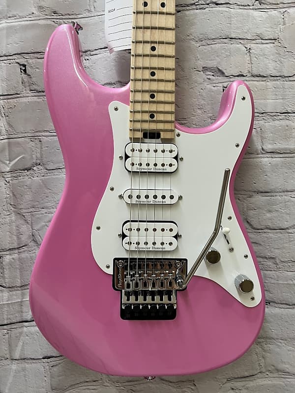 Электрогитара Charvel Pro-Mod So-Cal Style 1 HSH Floyd Rose Guitar, Platinum Pink 8.6 LBS электрогитара charvel pro mod so cal style 11 hsh fr m